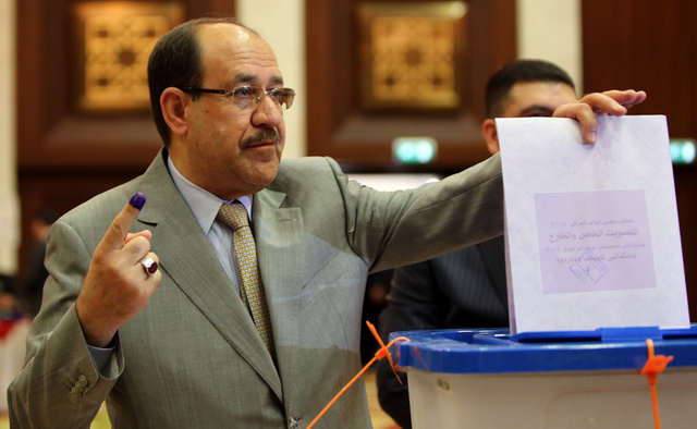  المالكي يثق في قدرته على تشكيل حكومة أغلبية سياسية