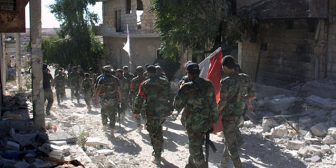 The army establishes control over several areas in Aleppo and Damascus countryside