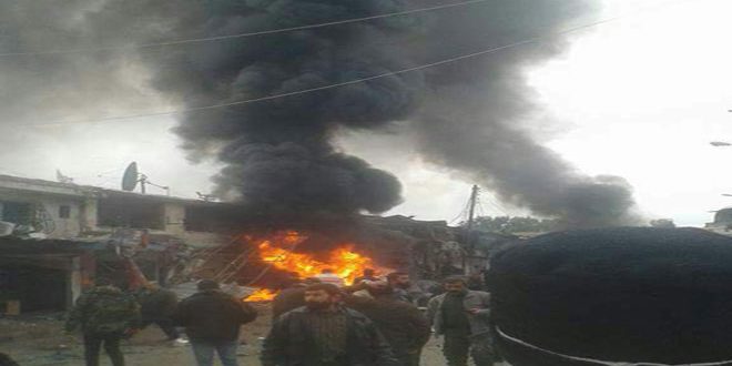 11 civilians killed, 35 injured in terrorist bombing in Jableh city, Lattakia