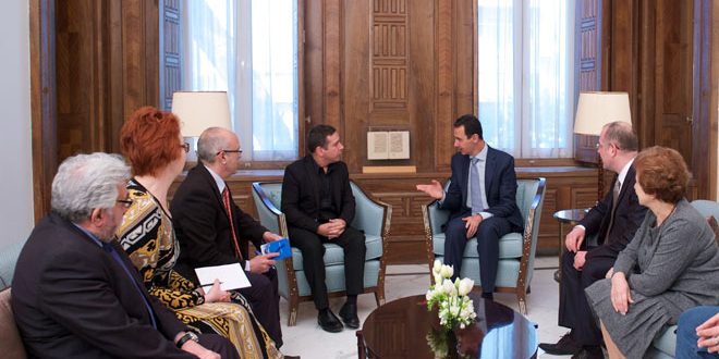 President al-Assad to European delegation: Wrong policies of European countries towards Syria led to the spread of terrorism