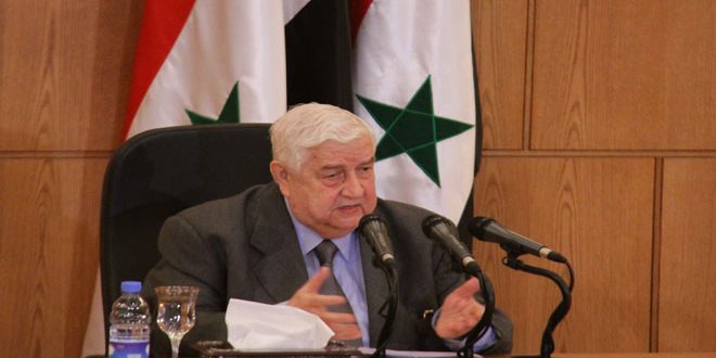 Al-Moallem: Syrian Army didnt and will not use chemical weapons even against terrorists