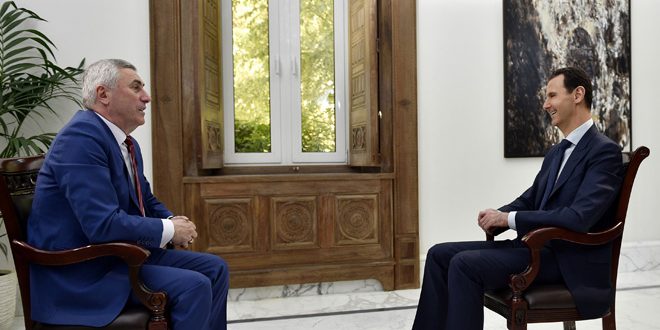 President al-Assad to Belarus ONT channel: Russian initiative on de-escalation zones is correct and we supported it from the beginning to protect civilians