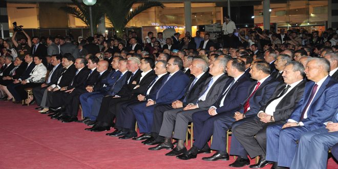 Representing President al-Assad, Prime Minister inaugurates 59th round of Damascus International Fair