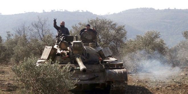 Army eliminates terrorist group tried to attack military post in northern countryside of Lattakia