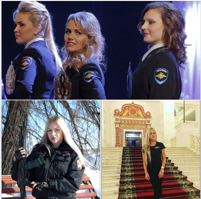 بالصور... من هي حسناء الحرس الوطني الروسي