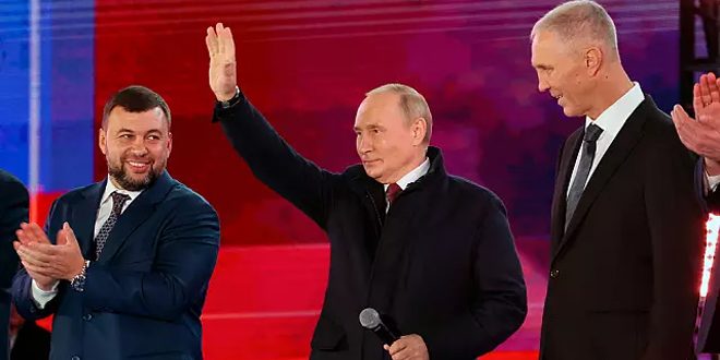 بوتين: روسيا تفتح أبوابها وقلبها للأراضي الجديدة والنصر سيكون حليفها