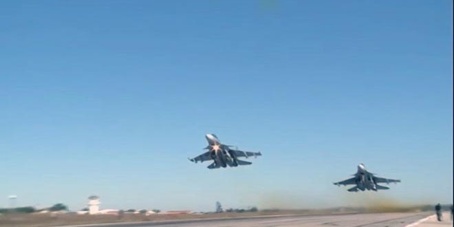 Syrian Air Force destroys ISIS gatherings in Homs and Hama, army kills terrorists in Daraa