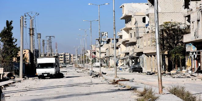 People start returning to Massaken Hanano neighborhood in Aleppo