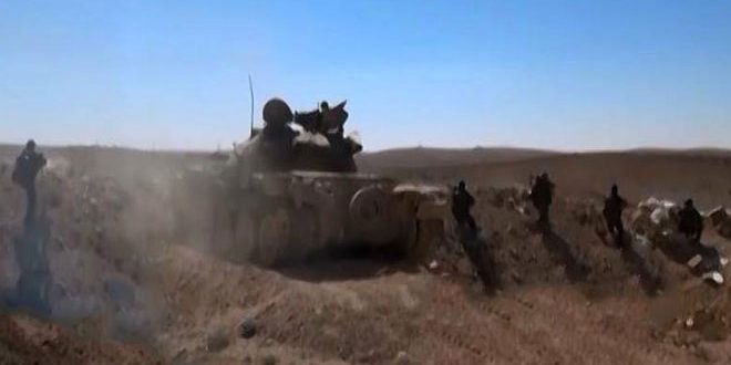Army establishes control over area east of Palmyra, thwarts terrorist attack by ISIS in Aleppo countryside