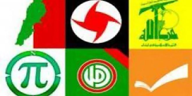 أحزاب وقوى لبنانية:التنسيق بين الجيشين السوري واللبناني والمقاومة