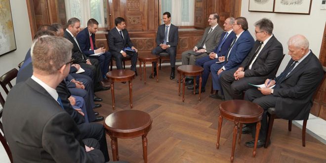 President al-Assad: Syrian Armys victories paved the way to restarting economic activity and beginning reconstruction