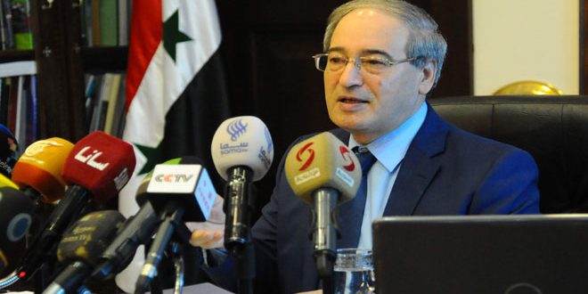 Mikdad: Accusations against Syria of using chemical weapons based on false allegations