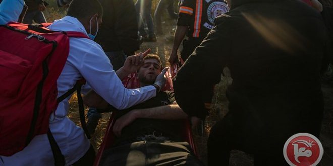 شهيدان فلسطينيان وعشرات الإصابات جراء اعتداء الاحتلال على مسيرات العودة